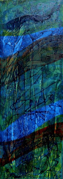 Pintura titulada "Tropical forest 1" por Sorin Niculae Lazar, Obra de arte original, Acrílico Montado en Bastidor de camilla…