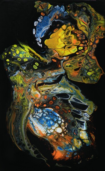 Картина под названием "Terra incognita 2" - Sorin Niculae Lazar, Подлинное произведение искусства, Акрил Установлен на Дерев…
