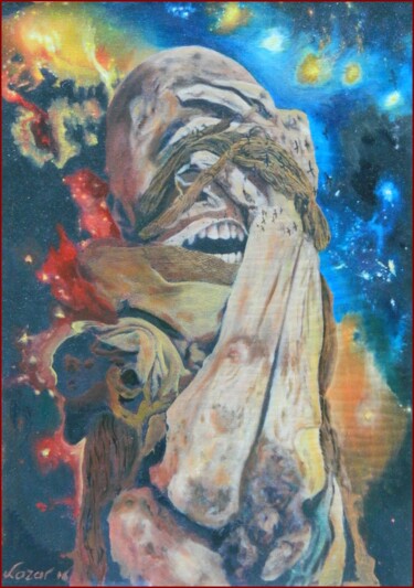 Картина под названием "chachapoya-eternal" - Sorin Niculae Lazar, Подлинное произведение искусства, Масло