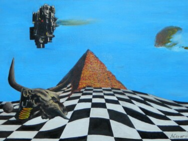 Pintura titulada "the-great-return" por Sorin Niculae Lazar, Obra de arte original, Oleo