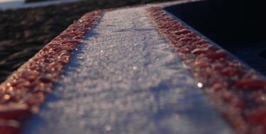 Photographie intitulée "route-de-glace" par Sorin Niculae Lazar, Œuvre d'art originale