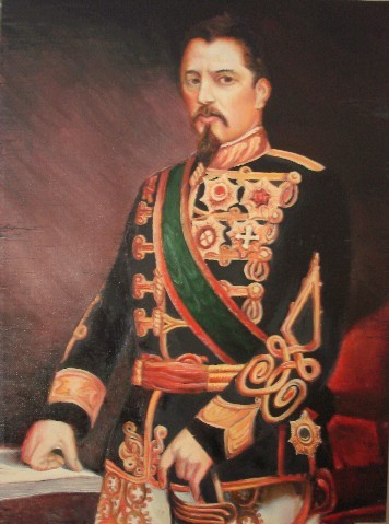 Painting titled "Moldavian Prince Cu…" by Sorinapostolescu, Original Artwork, Oil