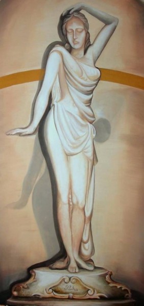 Peinture intitulée "Venus Statue" par Sorinapostolescu, Œuvre d'art originale, Huile