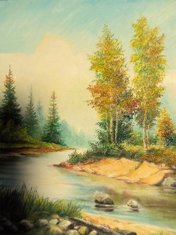 Painting titled "Beautiful Wild" by Sorinapostolescu, Original Artwork