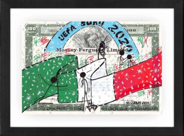 Painting titled "Campioni d'Europa" by Sos, Original Artwork, Marker