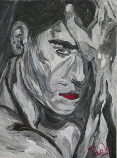 Painting titled "Homme V" by Pablo, Original Artwork, Acrylic