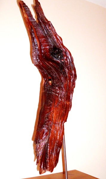 Sculpture intitulée "valendor-l-elfe-des…" par Sou, Œuvre d'art originale, Bois