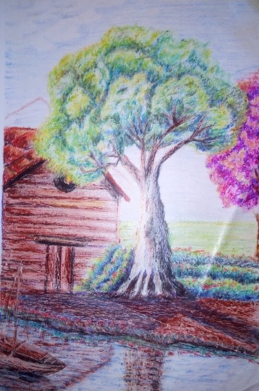 Drawing titled "Richness.jpg" by Souhil Fekir, Original Artwork, Pastel