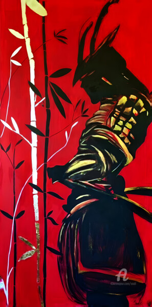 Pittura intitolato "Amaterasu" da Souli, Opera d'arte originale, Acrilico