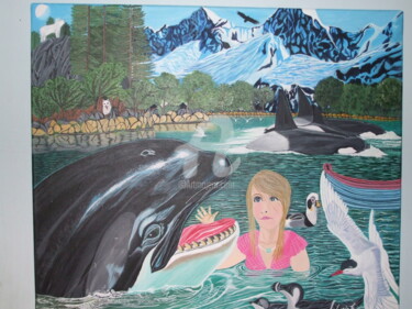 Painting titled "Libertem Willie" by Luis, Original Artwork, Acrylic