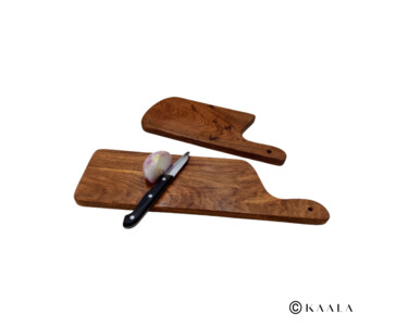 Design intitulée "Petites planches à…" par Soumaila Kanla, Œuvre d'art originale, Art de la table