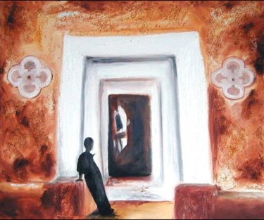 Peinture intitulée "ouverture" par Katia, Œuvre d'art originale