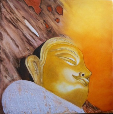Painting titled "boudha-birman-fin.j…" by Katia, Original Artwork