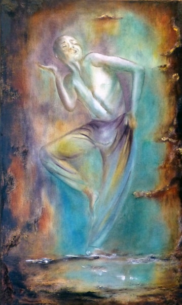 Картина под названием "Danse" - Katia, Подлинное произведение искусства, Масло