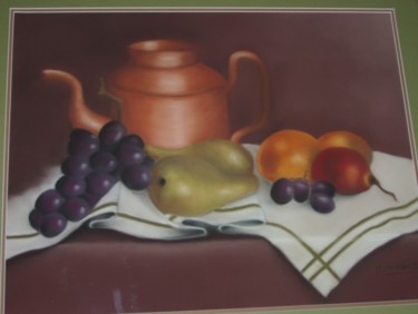 Painting titled "nature morte" by Marie-Christine Sourris, Original Artwork