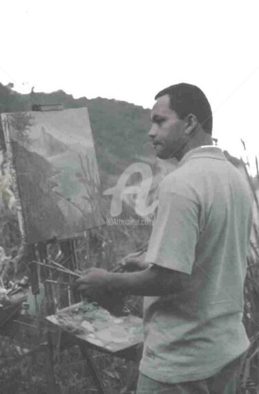 Pintura intitulada "Pintando na Joating…" por Sousa Rodrigues, Obras de arte originais