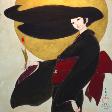 Pintura intitulada "natudukiyo ver.2 (…" por Souske, Obras de arte originais, Outro