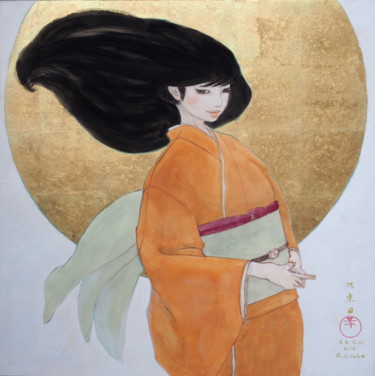 Peinture intitulée "aki-zukiyo ver.2 (A…" par Souske, Œuvre d'art originale, Autre