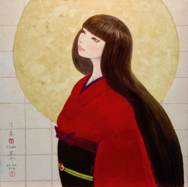 Pintura intitulada "kagerou ver.1 ( éph…" por Souske, Obras de arte originais, Outro
