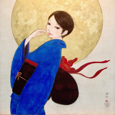 Peinture intitulée "yurari ver,2" par Souske, Œuvre d'art originale, Autre