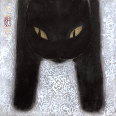 Painting titled "so-neco (souske-cha…" by Souske, Original Artwork, Pigments