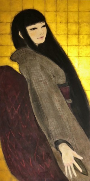 Schilderij getiteld "kisaragi (Février)…" door Souske, Origineel Kunstwerk, Anders