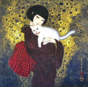 Painting titled "shiroya  s6_2678" by Souske, Original Artwork, Other Mounted on Wood Panel