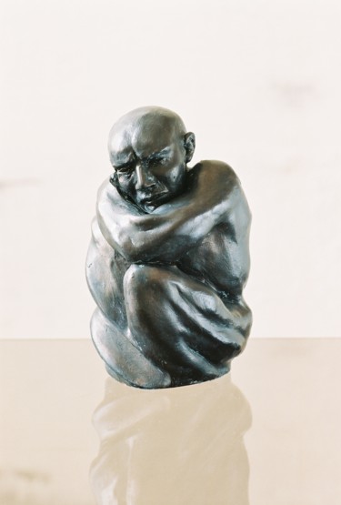 Skulptur mit dem Titel "Pion 1" von Soussan-Morin, Original-Kunstwerk, Metalle