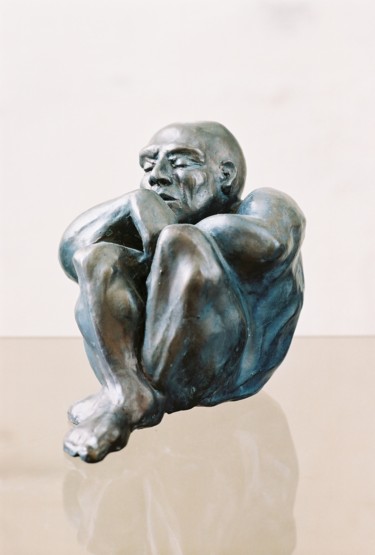 Skulptur mit dem Titel "Pion 5" von Soussan-Morin, Original-Kunstwerk, Metalle