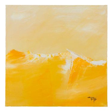 Malerei mit dem Titel "Terre de Sable" von Soussan-Morin, Original-Kunstwerk