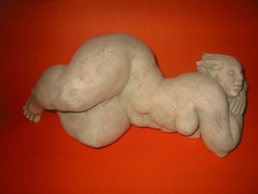 Sculpture titled "Sleeping Beauty" by Natalia Shapira, Original Artwork