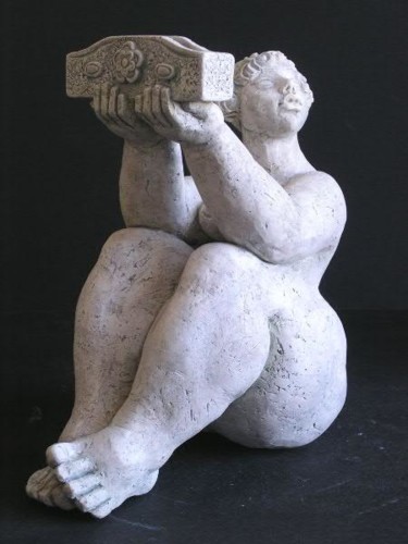 Sculpture titled "The Box" by Natalia Shapira, Original Artwork