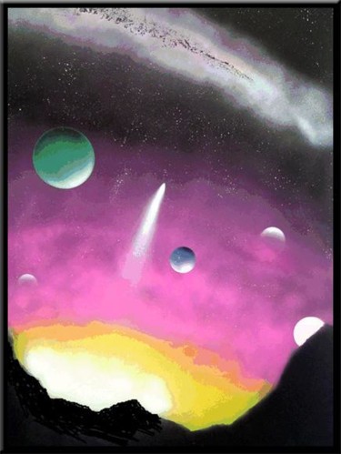 Painting titled "Sunset in Tauri" by Nathan Harman, Original Artwork
