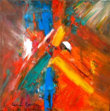 Painting titled "Motion Study" by Cecil Herring, Original Artwork