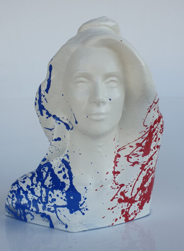Sculpture intitulée "SPACO - Marianne De…" par Spaco, Œuvre d'art originale, Acrylique