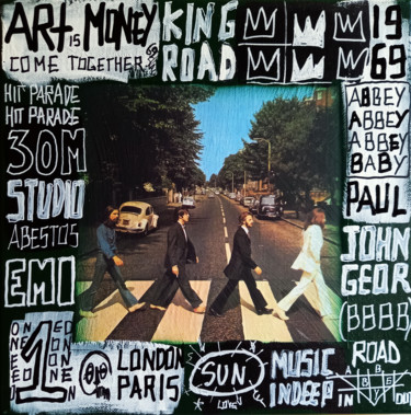 Malerei mit dem Titel "SPACO - Abbey Road…" von Spaco, Original-Kunstwerk, Acryl