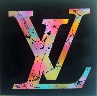 Peinture intitulée "Spaco Louis Vuitton…" par Spaco, Œuvre d'art originale, Plastique