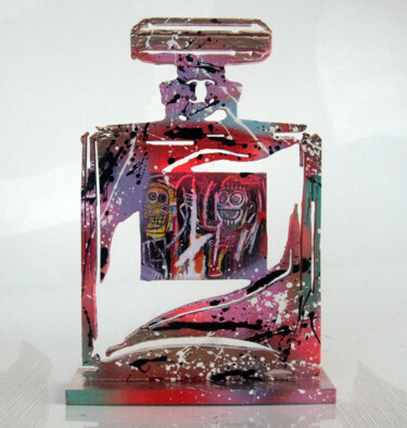 Sculpture titled "SPACO Five Chanel B…" by Spaco, Original Artwork, Resin