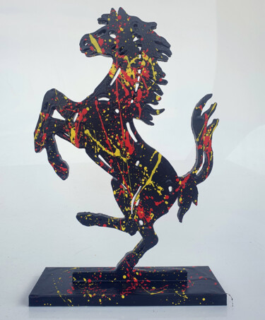 Sculpture titled "SPACO King Ferrari,…" by Spaco, Original Artwork, Resin