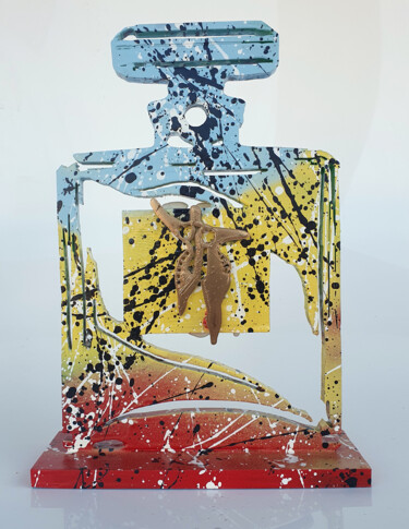 Sculpture intitulée "SPACO Chanel N°5 Ni…" par Spaco, Œuvre d'art originale, Résine