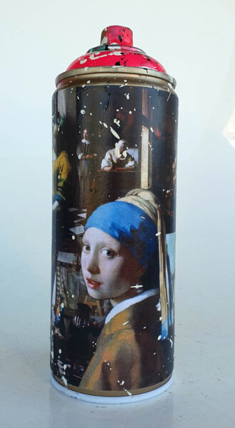 Sculpture titled "SPACO Bombe Vermeer…" by Spaco, Original Artwork, Metals