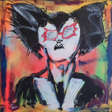 Painting titled "SPACO M CHEDID  202…" by Spaco, Original Artwork, Acrylic Mounted on Wood Stretcher frame