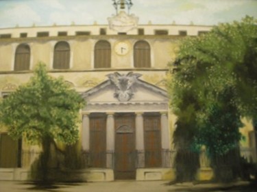 Painting titled "Monte di pietà" by Eugenia Spanò, Original Artwork