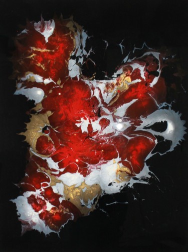Peinture intitulée "Baccara" par Karine Chauveau (KsncArt), Œuvre d'art originale, Acrylique