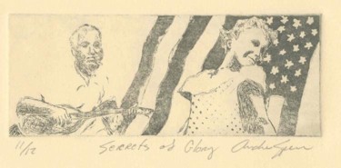 Gravures & estampes intitulée "Secrets of Glory" par Andrew Speers, Œuvre d'art originale, Autre