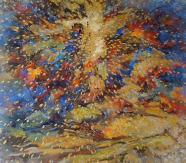 Картина под названием "Символ веры как защ…" - Anatoly, Подлинное произведение искусства, Масло