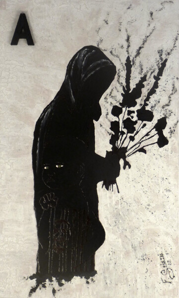 「MUSEE DU SSAU ALPHA…」というタイトルの絵画 F. Spi-K-Triによって, オリジナルのアートワーク, オイル