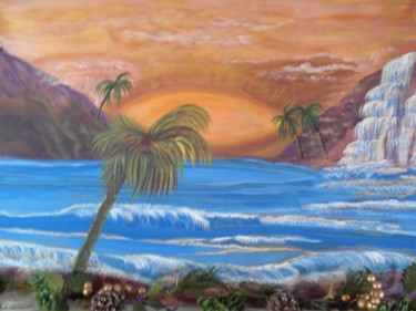 Digital Arts titled "Tropical Paradise" by Spirit Dove Durand, Original Artwork