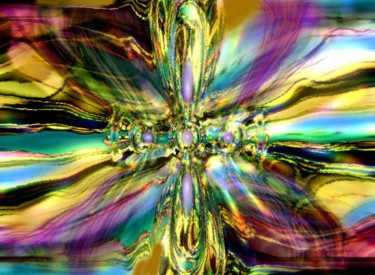 Digital Arts titled "Rainbow Pearl" by Spirit Dove Durand, Original Artwork