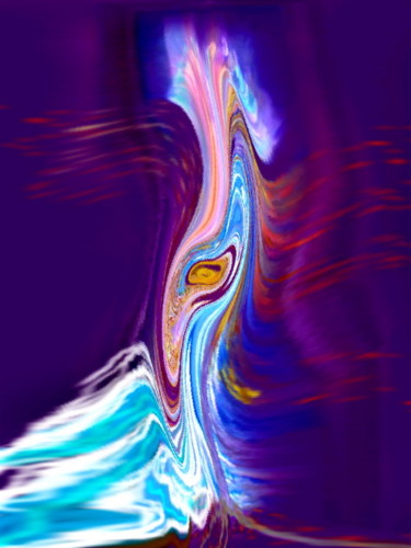 Digital Arts titled "Waves 1" by Spirit Dove Durand, Original Artwork